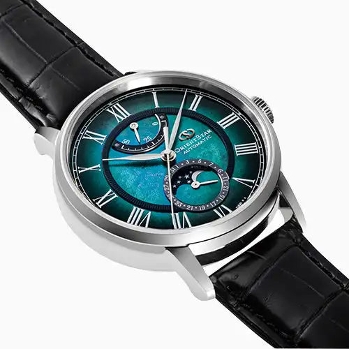 Orient Star Classic M45 F7 Mechanical Moon Phase RK-AY0114A Limited Edition Automatic Men's Wristwatch - The Japanese Factory