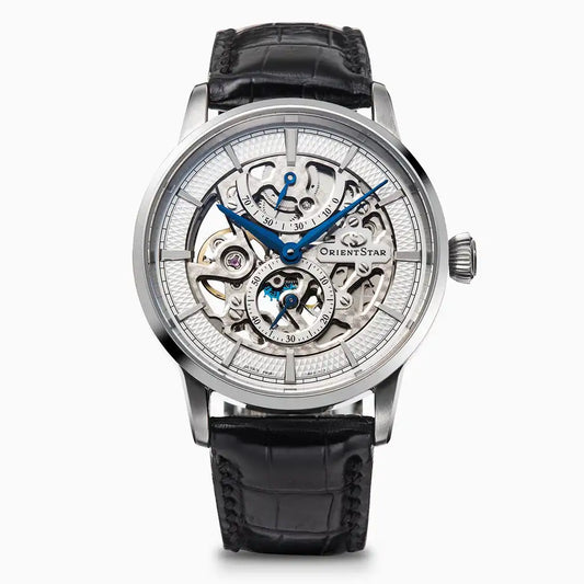 Orient Star Classic M45 F8 Skeleton Hand Winding RK-AZ0002S Automatic Men's Wristwatch - The Japanese Factory