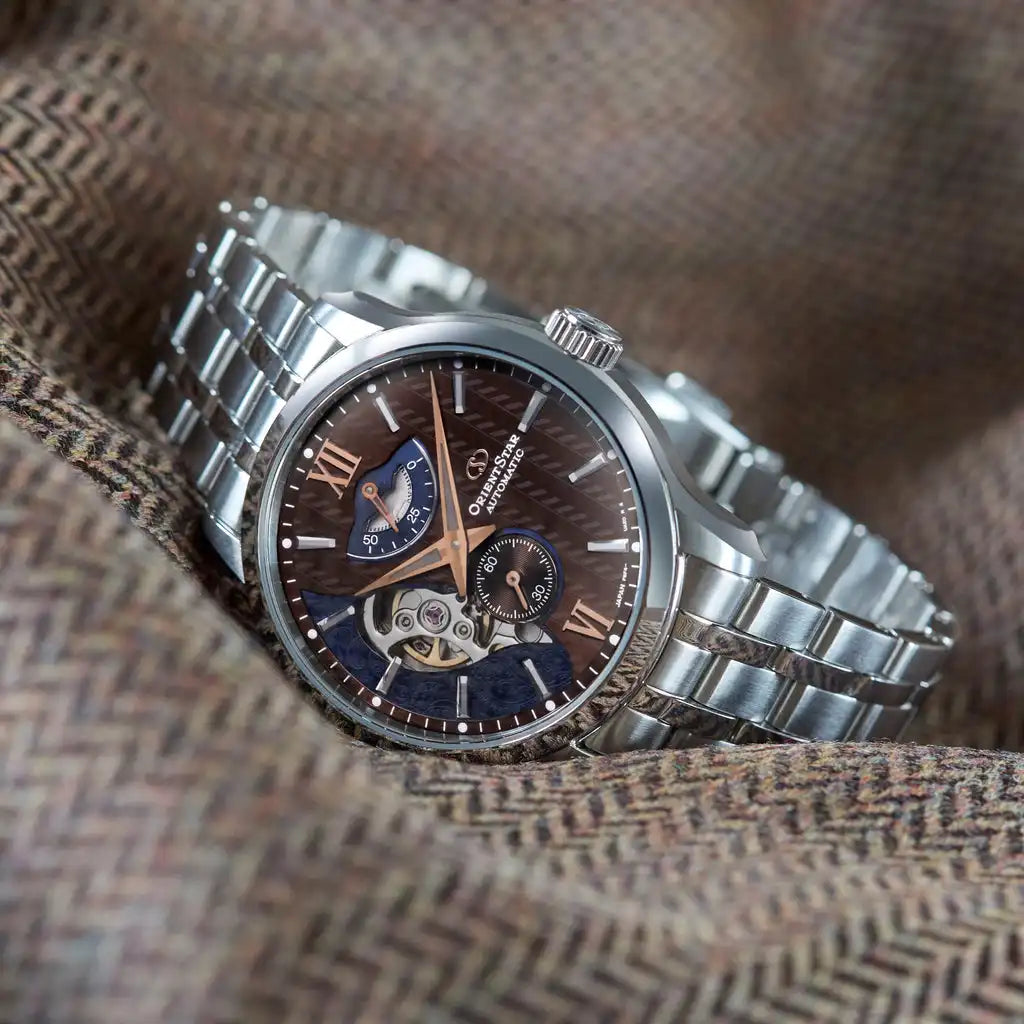 Orient Star Contemporary Layered Skeleton RK-AV0B02Y Automatic Men's Wristwatch - The Japanese Factory