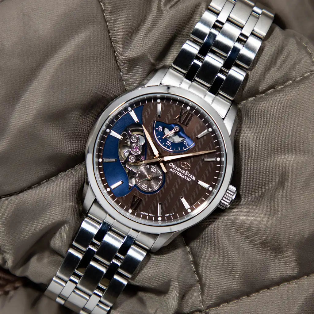 Orient Star Contemporary Layered Skeleton RK-AV0B02Y Automatic Men's Wristwatch - The Japanese Factory