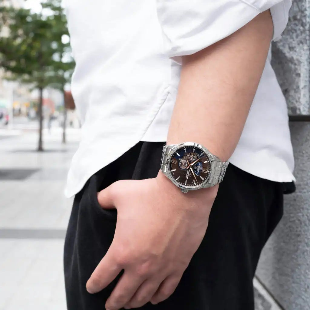 Orient Star Contemporary Layered Skeleton RK-AV0B02Y Automatic Men's Wristwatch - The Japanese Factory