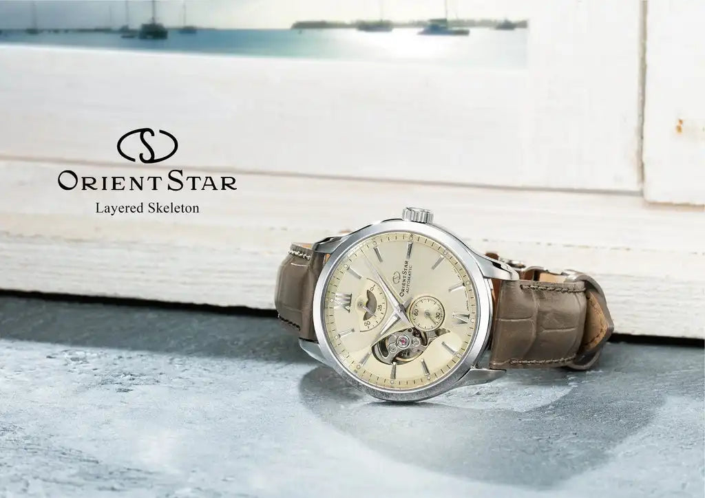 Orient Star Contemporary Layered Skeleton RK-AV0B10G Automatic Men's Wristwatch - The Japanese Factory