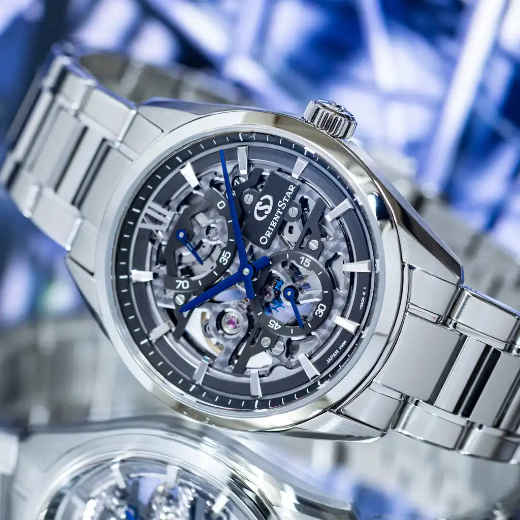 Orient Star Contemporary M34 F8 Skeleton RK-AZ0102N Hand Winding Mechanical Men's Wristwatch - The Japanese Factory