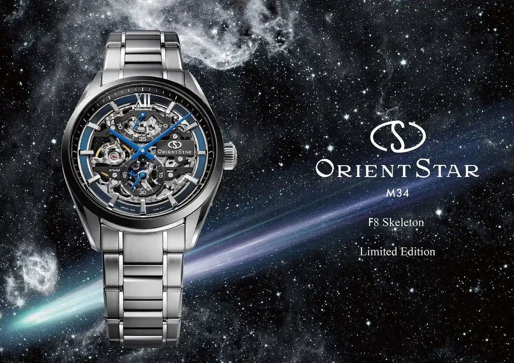 Orient Star Contemporary M34 F8 Skeleton RK-AZ0103L Limited Edition Hand Winding Mechanical Men's Wristwatch - The Japanese Factory