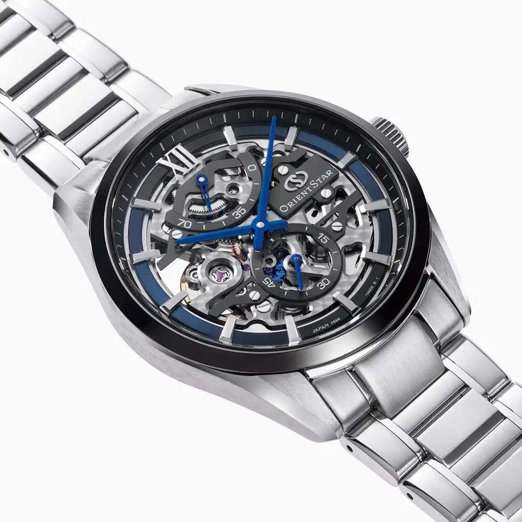 Orient Star Contemporary M34 F8 Skeleton RK-AZ0103L Limited Edition Hand Winding Mechanical Men's Wristwatch - The Japanese Factory