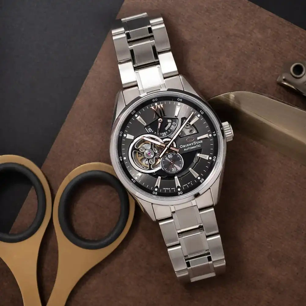 Orient Star Contemporary Modern Skeleton RK-AV0005N Automatic Men's Wristwatch - The Japanese Factory
