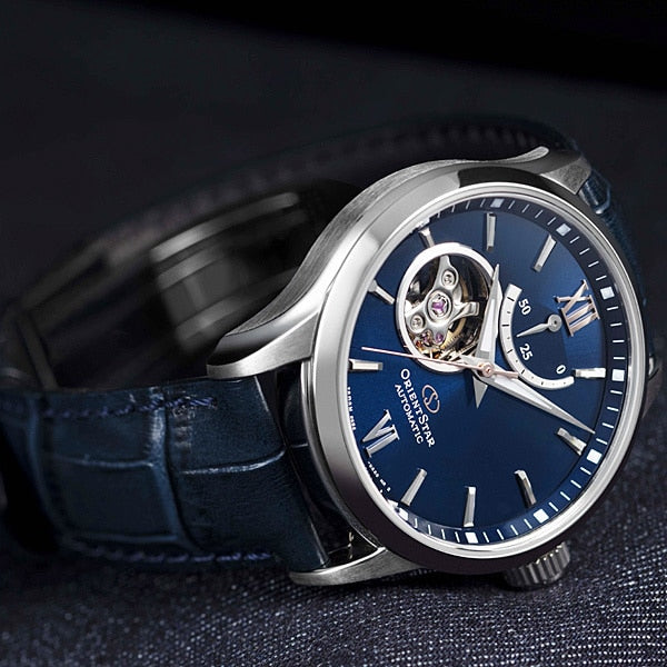 Orient Star Contemporary Semi Skeleton RK-AT0006L Automatic Men's Wristwatch - The Japanese Factory