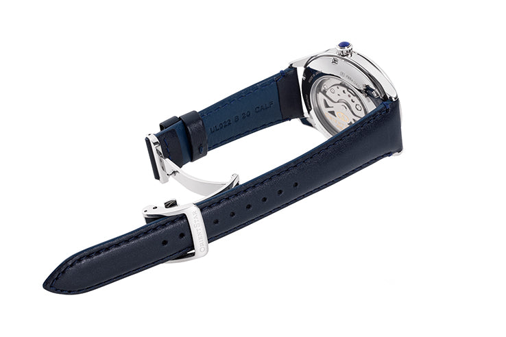 Orient Star Open Heart Light Blue RE-AT0203L Men's Wristwatch - The Japanese Factory