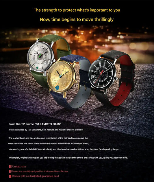 Sakamoto Days Original Anime Wristwatch - The Japanese Factory