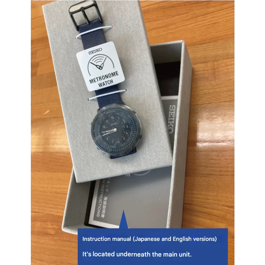Seiko Metronome Watch Instruction Manual - The Japanese Factory