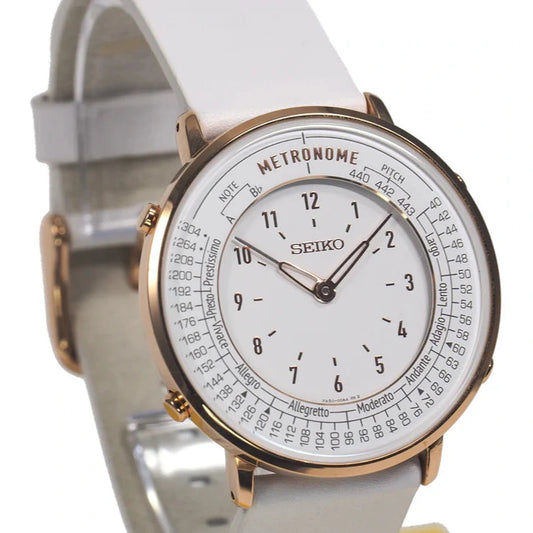 Seiko Metronome Watch SMW002A Standard Line (White) - The Japanese Factory