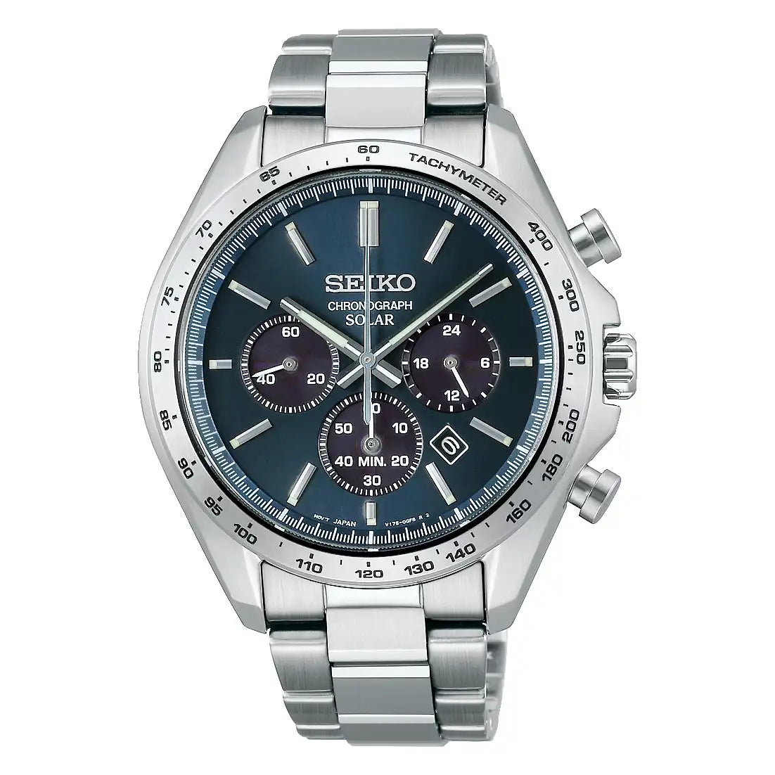 Seiko Selection SBPY163 JDM Chronograph Solar Men's Wristwatch - The Japanese Factory