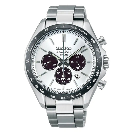 Seiko Selection SBPY165 JDM Chronograph Solar Men's Wristwatch - The Japanese Factory