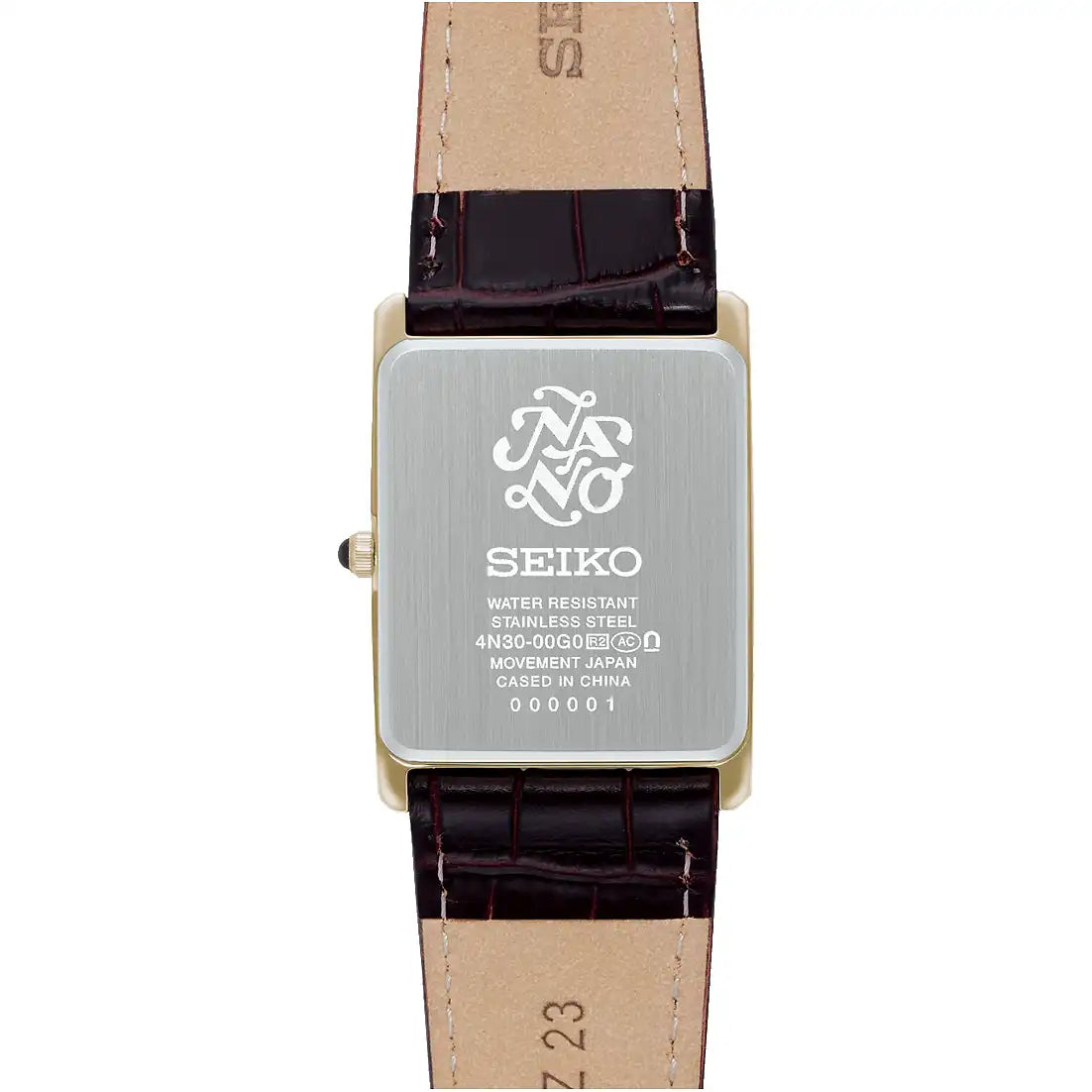 Seiko Selection SSEH020 Nano Universe Special Edition JDM Quartz Tank Men's Wristwatch - The Japanese Factory