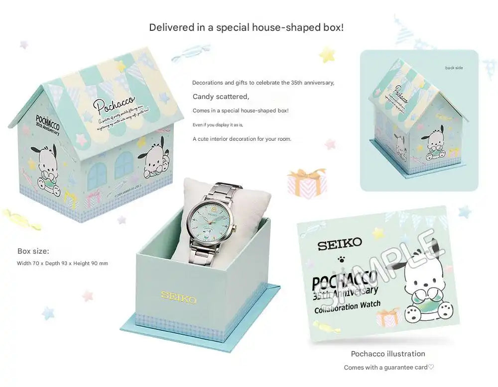 Seiko x Sanrio Pochacco 35th Anniversary Collaboration Watch Limited Edition Made in Japan - The Japanese Factory
