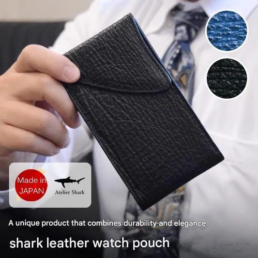 Shark Leather Watch Case - The Japanese Factory