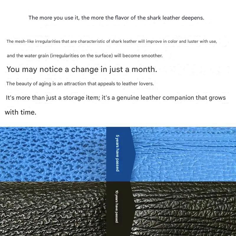 Shark Leather Watch Case - The Japanese Factory