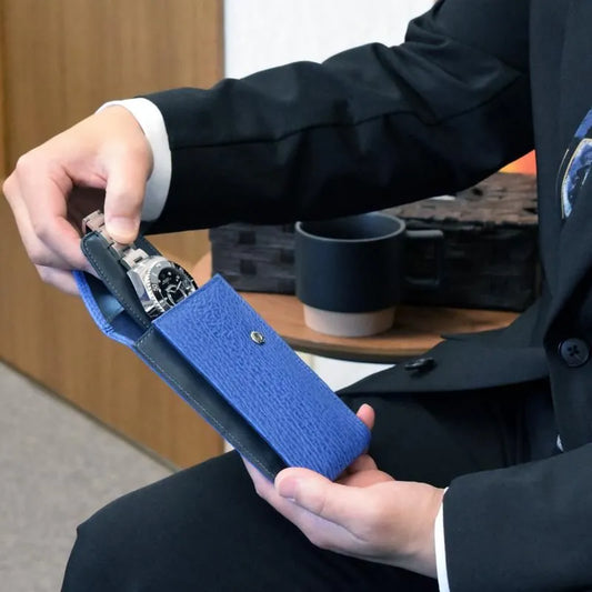 Shark Leather Watch Case - The Japanese Factory