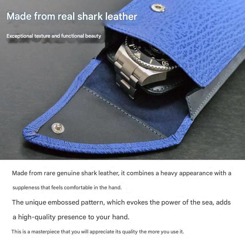 Shark Leather Watch Case - The Japanese Factory