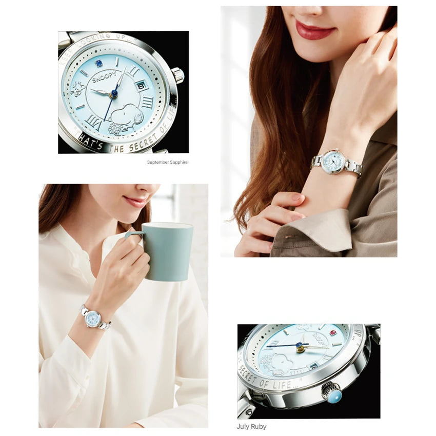 Snoopy Semi-Custom Birthstone Wristwatch - The Japanese Factory