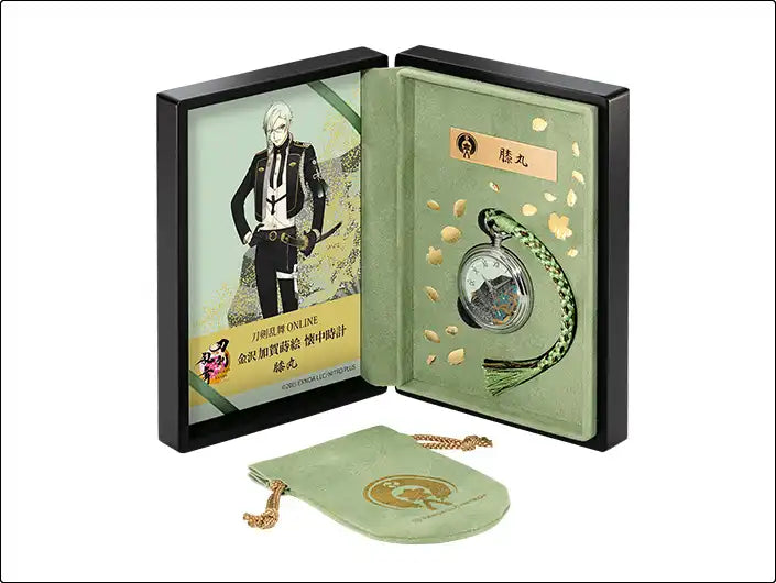 Touken Ranbu -ONLINE- Kanazawa Kaga Makie Traditional Japanese Lacquerware Pocket Watch 2nd Edition - The Japanese Factory