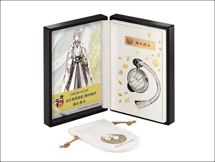 Touken Ranbu -ONLINE- Kanazawa Kaga Makie Traditional Japanese Lacquerware Pocket Watch 2nd Edition - The Japanese Factory