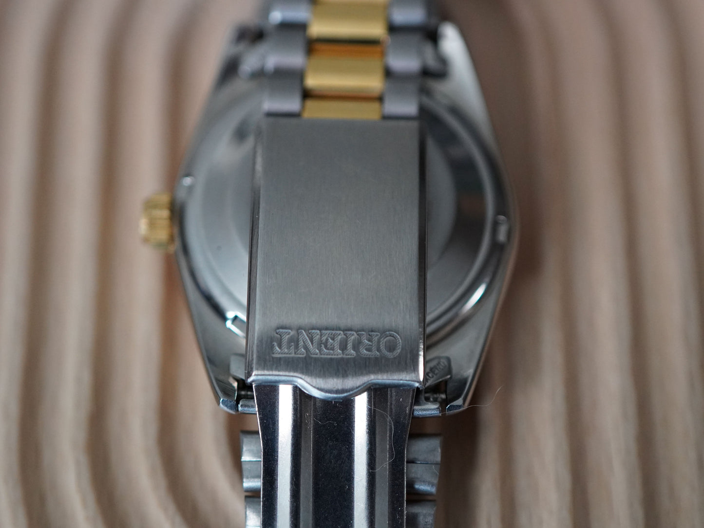 Vintage Orient President Day Date Two Toned Watch - The Japanese Factory