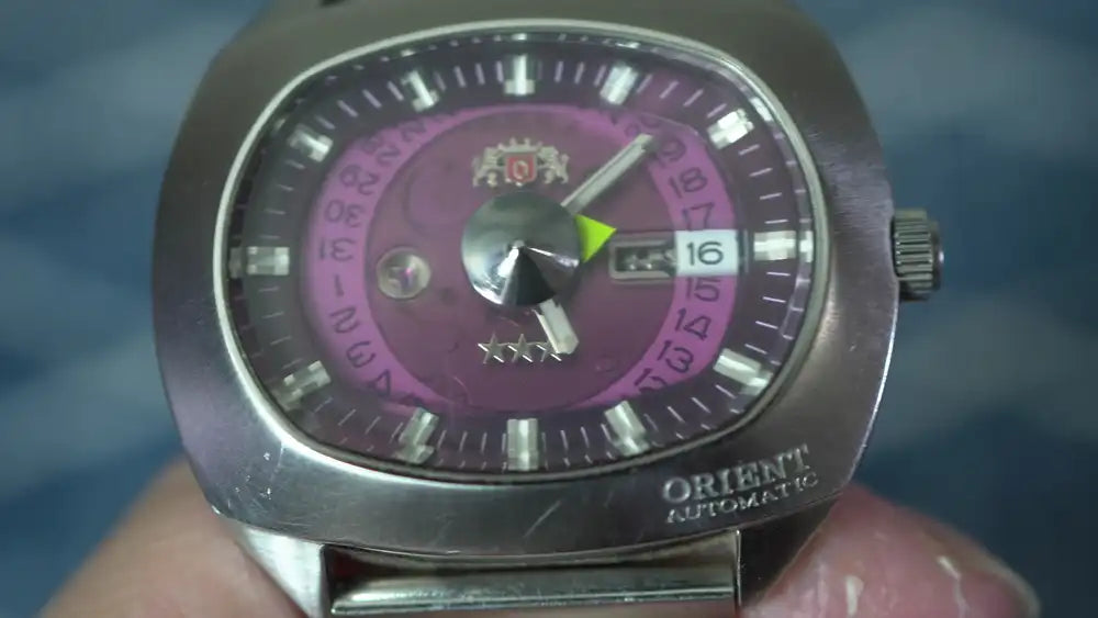 Vintage Orient TriStar ERAH-C1 CS Mystery Dial Automatic Watch - The Japanese Factory