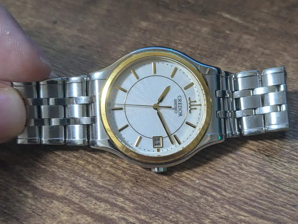 Vintage Seiko Credor 8J86-7A00 18kt Gold Quartz Dress Watch - The Japanese Factory