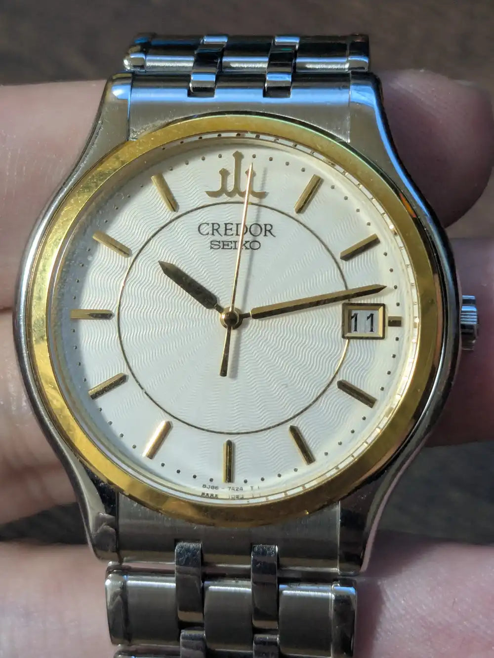 Vintage Seiko Credor 8J86-7A00 18kt Gold Quartz Dress Watch - The Japanese Factory