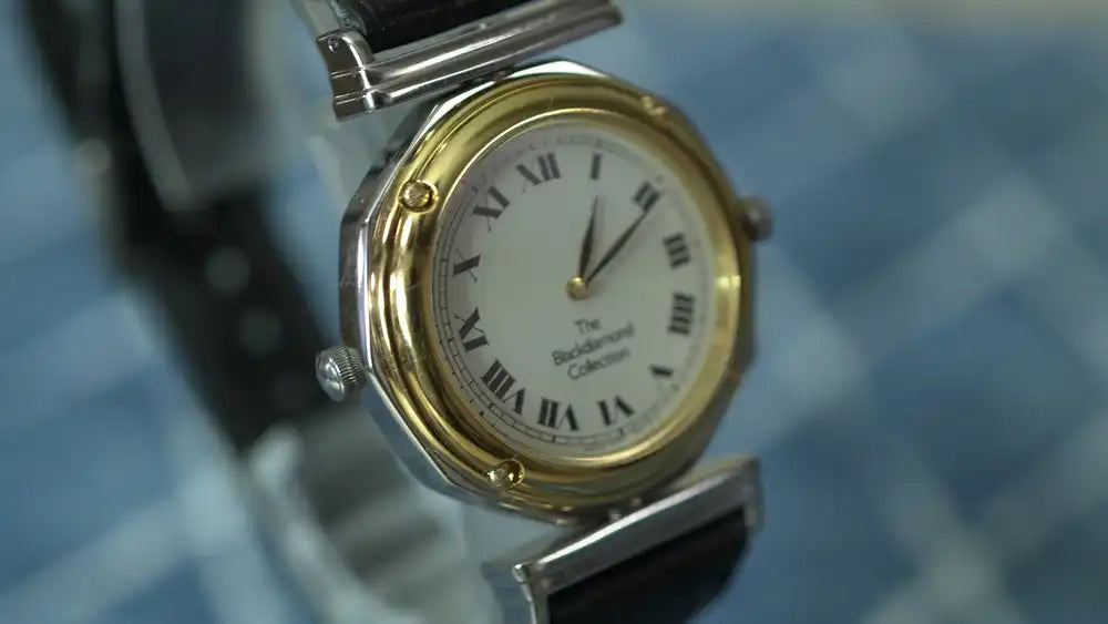 Vintage Seiko "Reverso" The Blackdiamond Collection V400-0420 Reversible Watch - The Japanese Factory