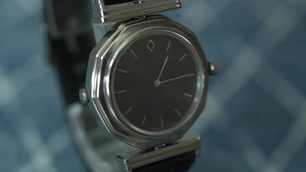 Vintage Seiko "Reverso" The Blackdiamond Collection V400-0420 Reversible Watch - The Japanese Factory