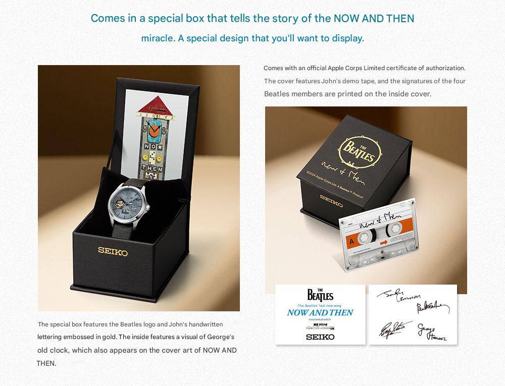 SEIKO x THE BEATLES NOW AND THEN MECHANICAL WATCH Limited Edition