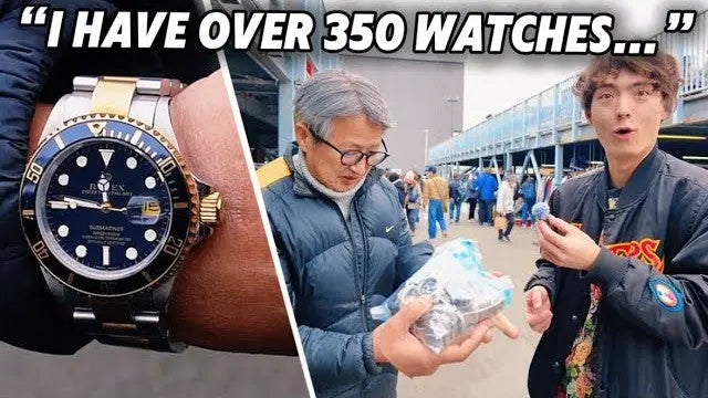 This Japanese watch collector’s flea market haul is unreal - Japan Street Interview The Japanese Factory