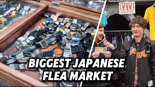 This Japanese Flea Market is INSANE for Watch Collectors... The Japanese Factory