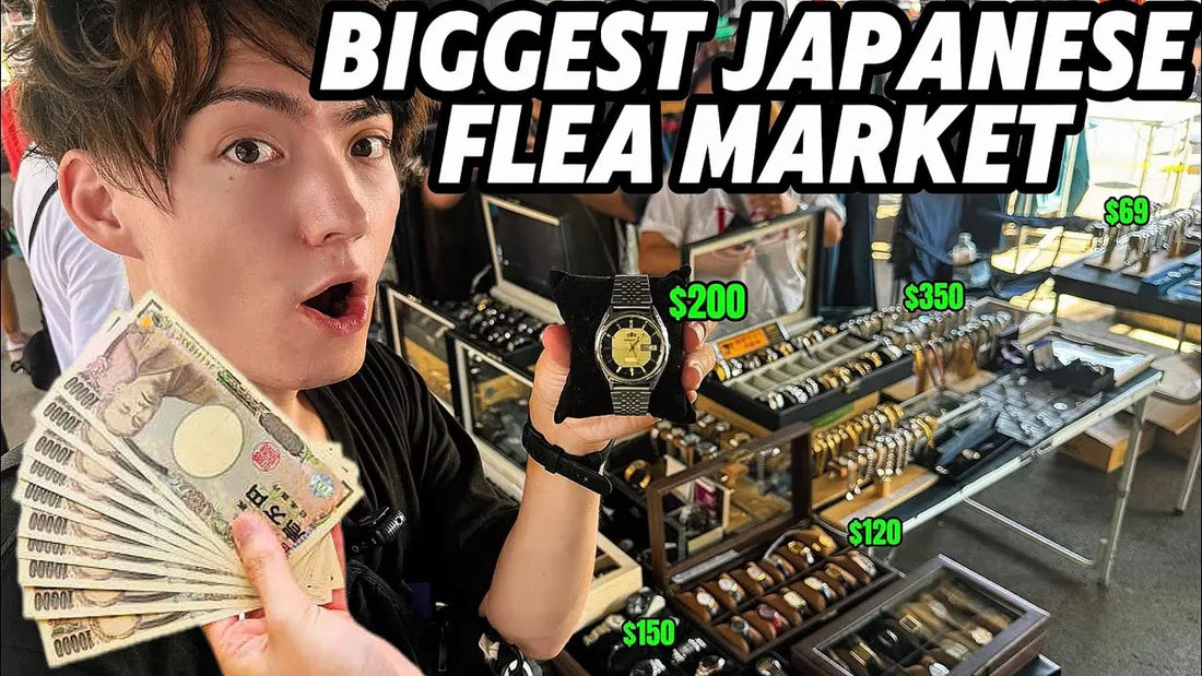 Watch Hunting at Japan’s BIGGEST Flea Market | Cheapest deals on Seiko, Casio, Citizen and MORE! The Japanese Factory