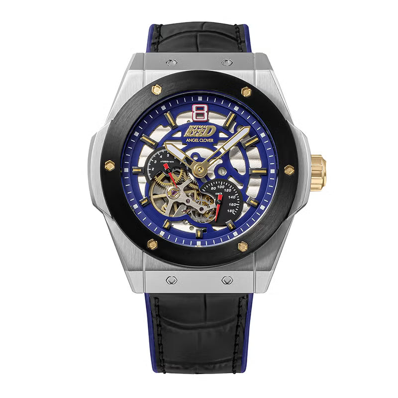 Initial D AE86 Watch | 30th Anniversary x Angel Clover Fujiwara Bunta Subaru Impreza GC8 Automatic Wristwatch [IN45-GC8]
