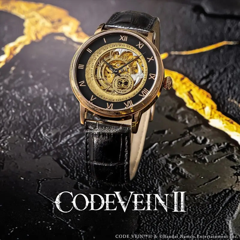 CODE VEIN II x Anideal Original Wristwatch Idris Battle Axe Model Skeleton Automatic