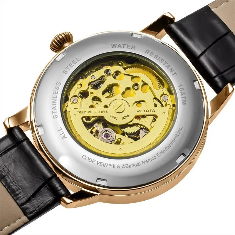 CODE VEIN II x Anideal Original Wristwatch Idris Battle Axe Model Skeleton Automatic