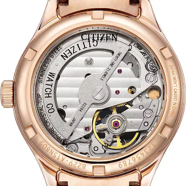 Citizen Mechanical Open Heart Limited Edition Women's Metal Band [PC1017-88Y] The Japanese Factory