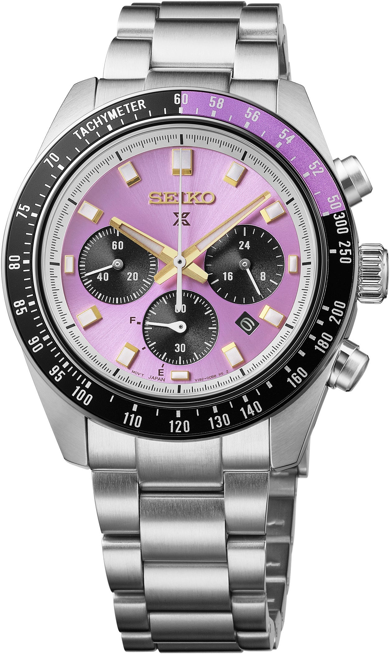 Seiko Prospex Speedtimer Solar Chronograph HBJ005P 145th Anniversary Edo Purple Limited Edition Japanese Wristwatch