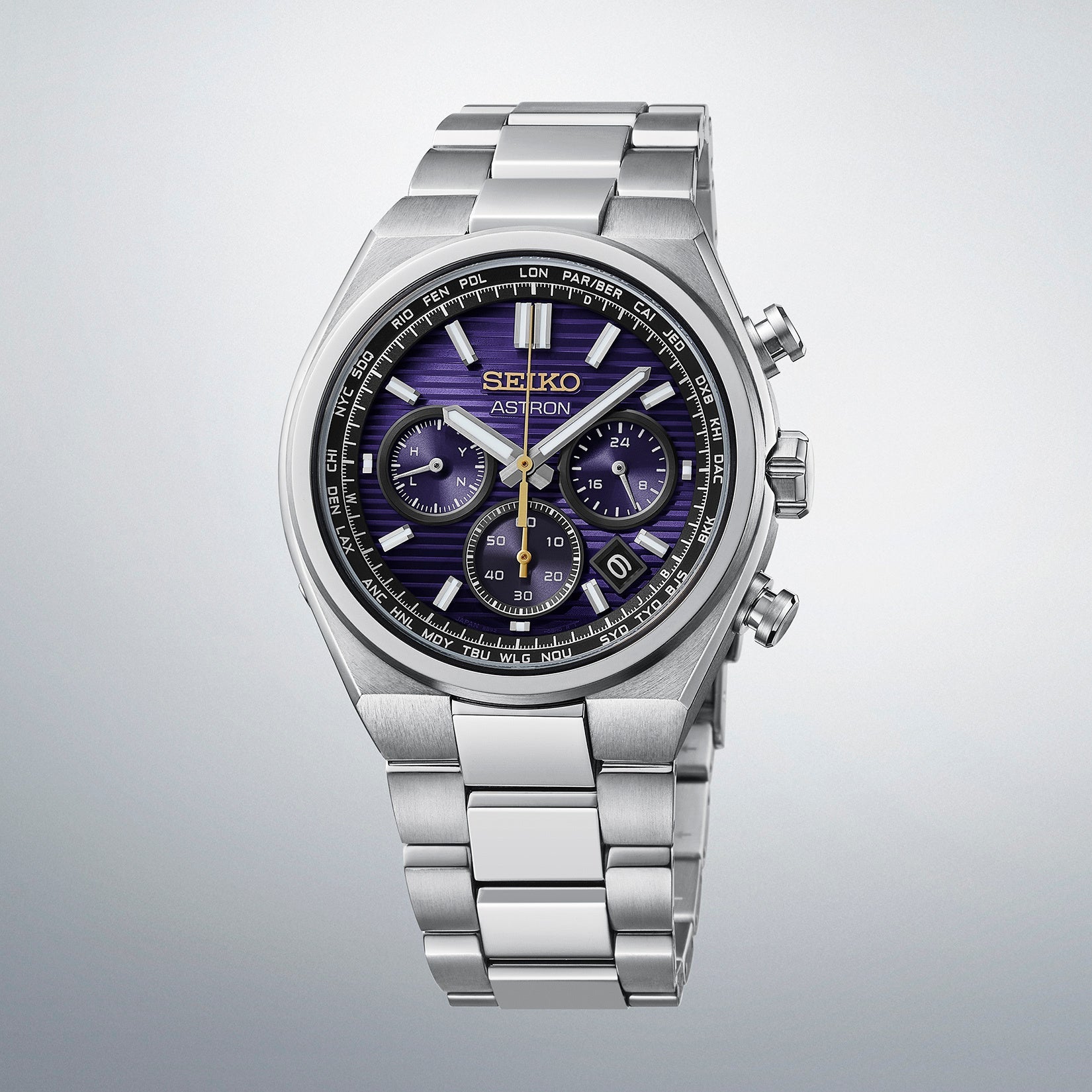 Seiko Astron Nexter Solar Radio HAD003J 145th Anniversary Edo Purple Limited Edition Japanese Wristwatch
