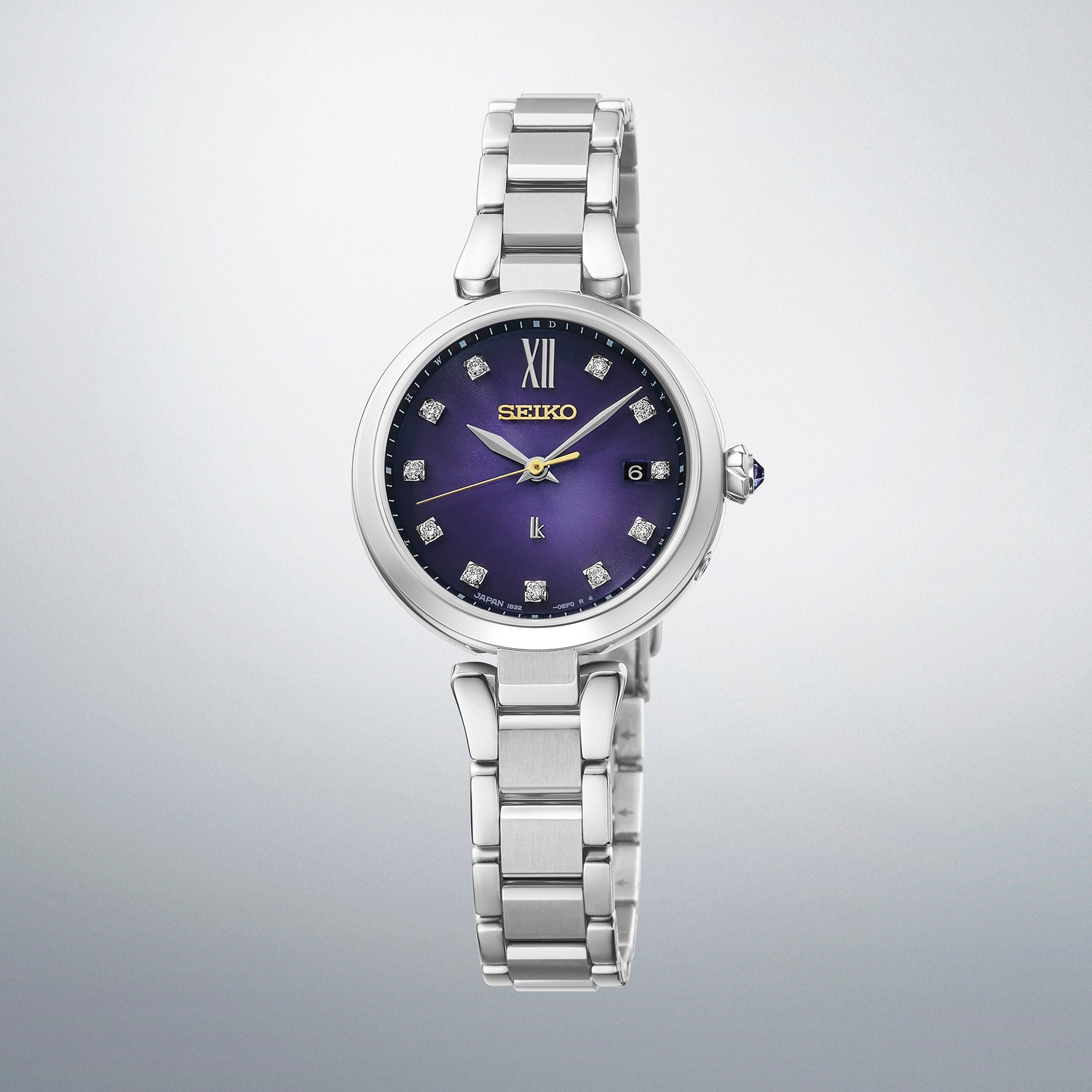 Seiko Lukia Grow HEE004J 145th Anniversary Edo Purple Lab Diamond Limited Edition Japanese Women's Wristwatch
