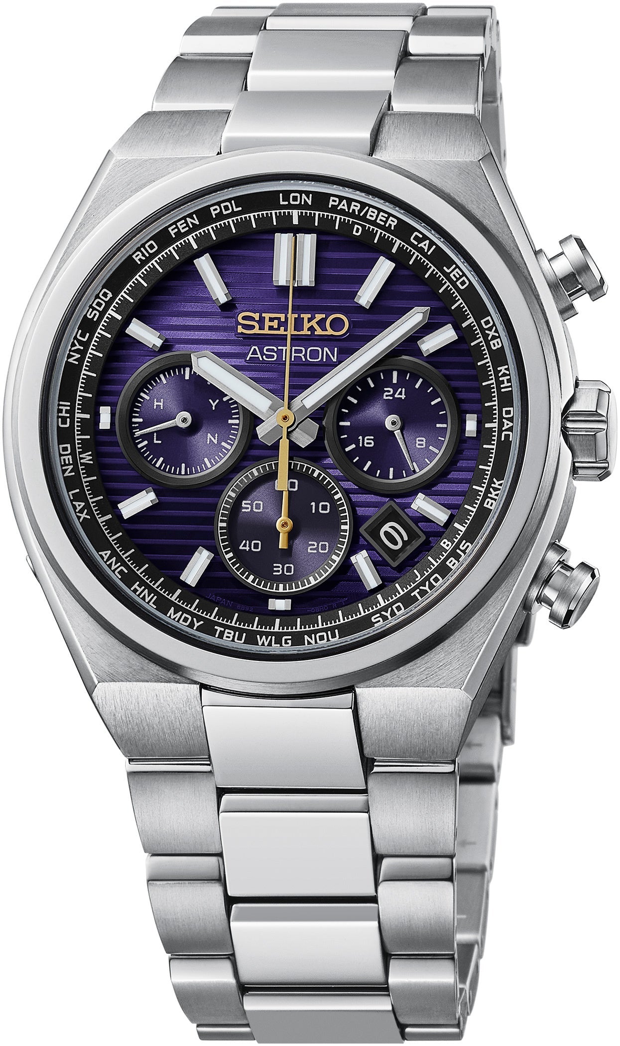 Seiko Astron Nexter Solar Radio HAD003J 145th Anniversary Edo Purple Limited Edition Japanese Wristwatch