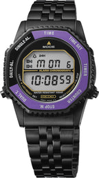 Seiko Selection S-Series Digital HFL001P 145th Anniversary Rotocall Edo Purple Limited Edition Japanese Wristwatch