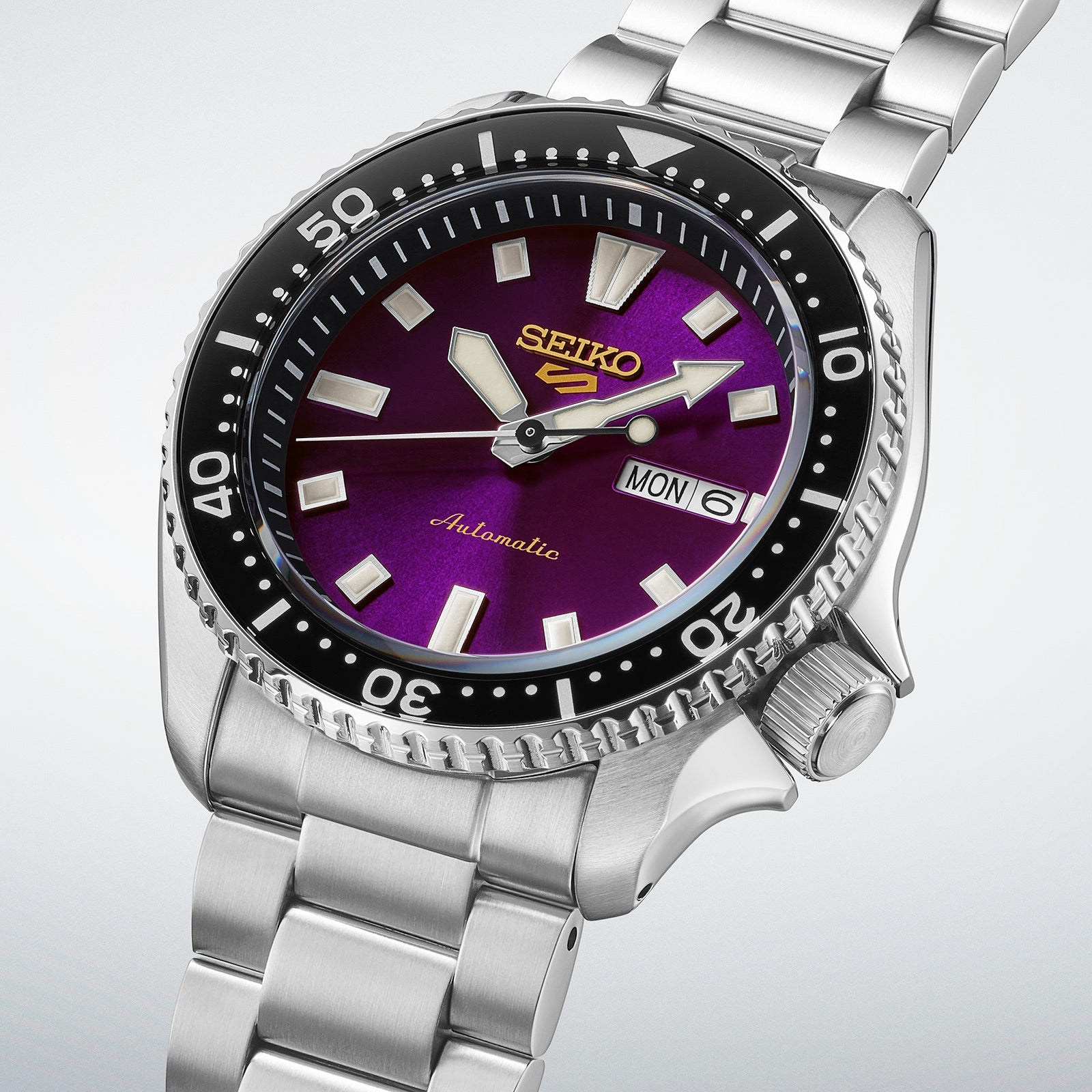 Seiko 5 Sports SKX HDB003J 145th Anniversary Edo Purple Limited Edition Japanese Wristwatch