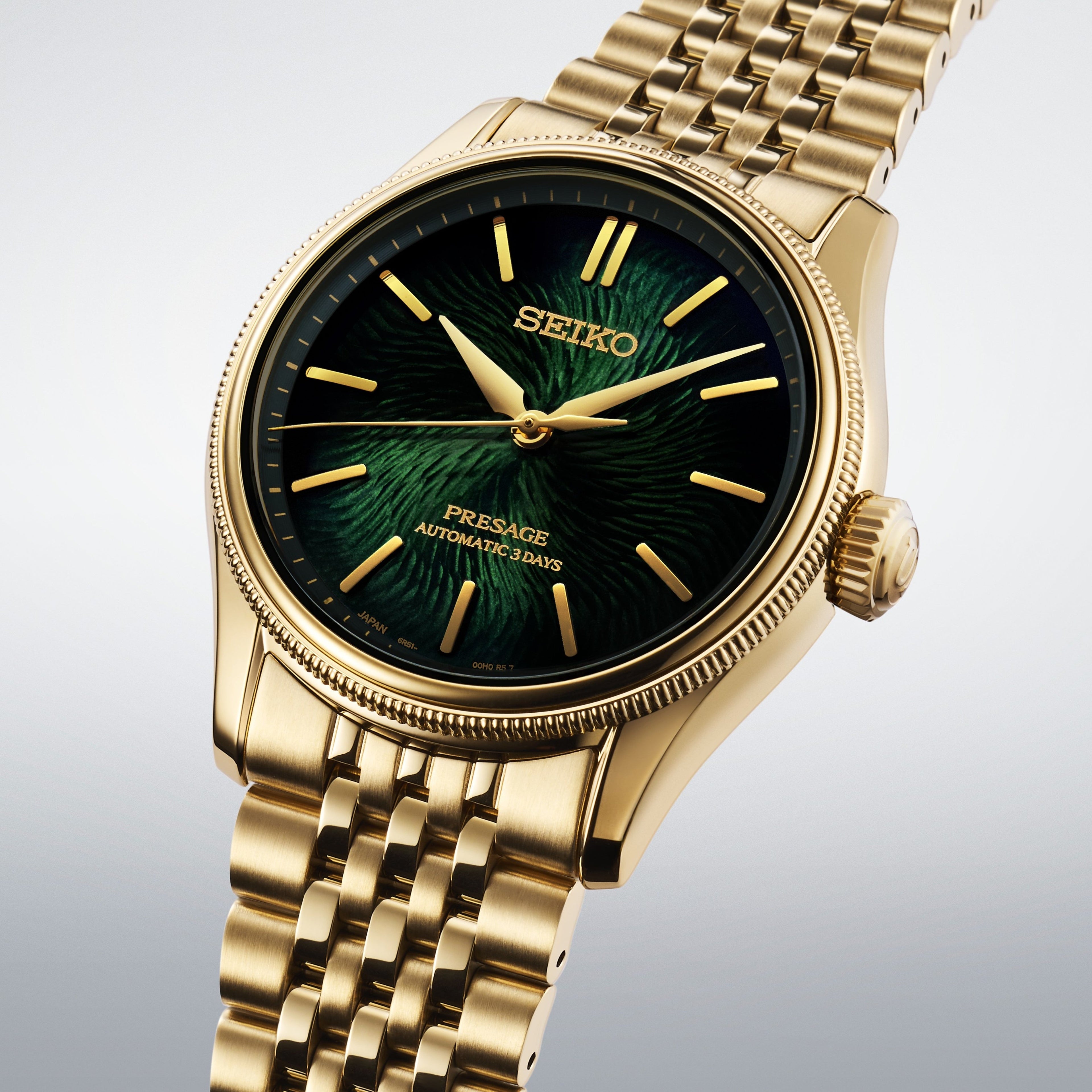 Seiko Presage x TRADMAN'S BONSAI HCC011J Black Pine Limited Edition Japanese Wristwatch