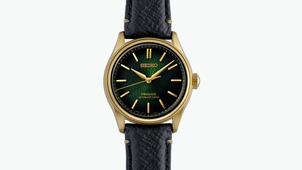 Seiko Presage x TRADMAN'S BONSAI HCC011J Black Pine Limited Edition Japanese Wristwatch