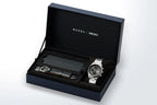 MAZDA x Seiko Chronograph Wristwatch BF9504 Grey Dial Curve Hardlex