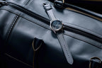 MAZDA x Seiko Chronograph Wristwatch BF9504 Grey Dial Curve Hardlex